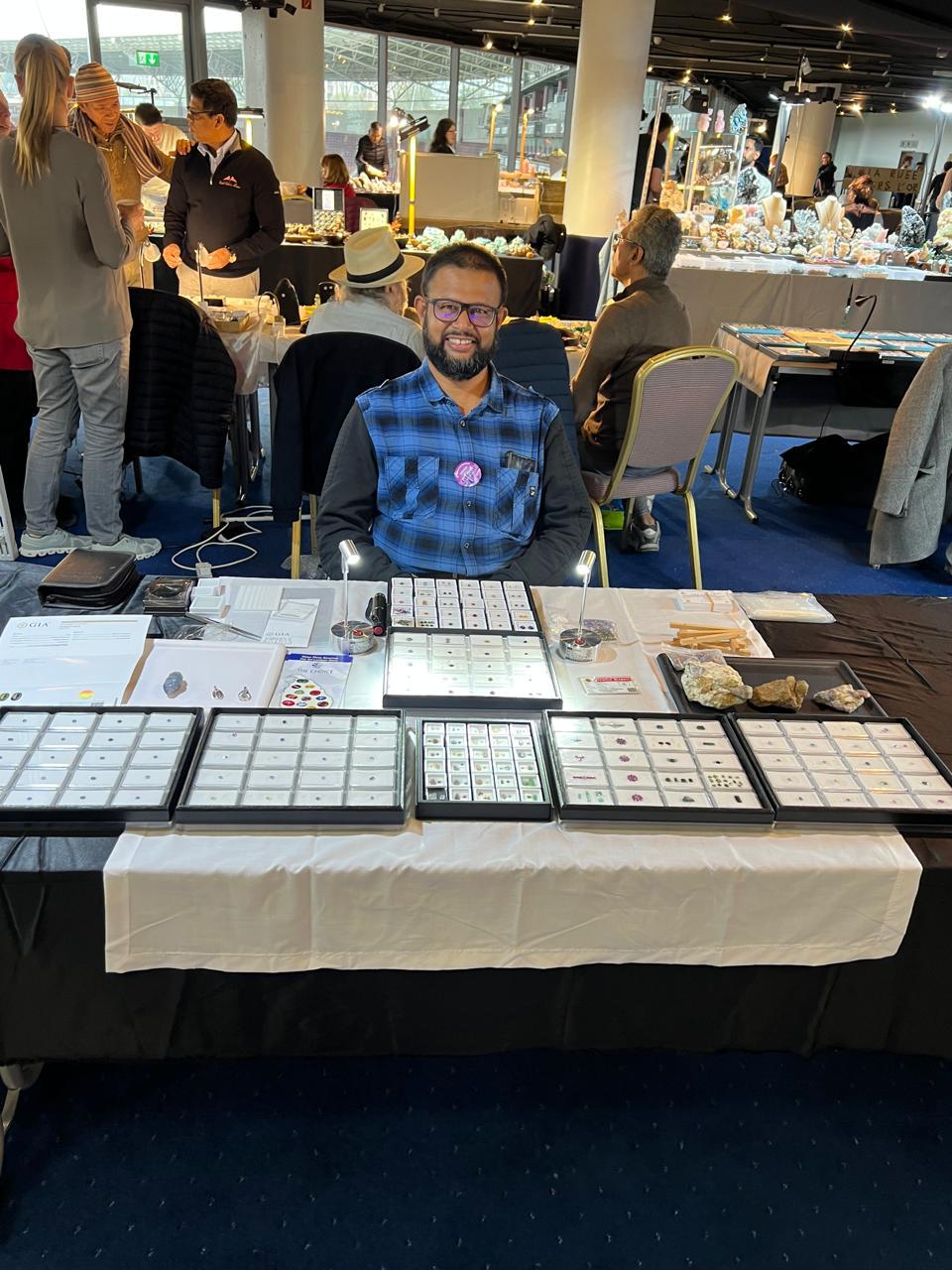 GIA Certified Gem Display Desk